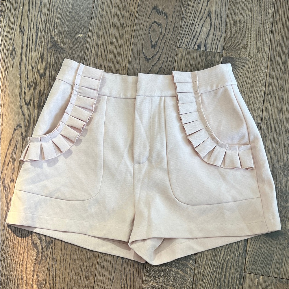 Pink Ruffle Women's Shorts